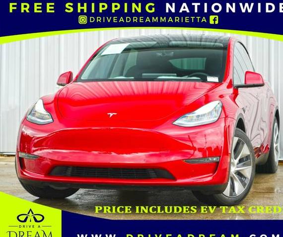 TESLA MODEL Y 2021 5YJYGDEE4MF213342 image